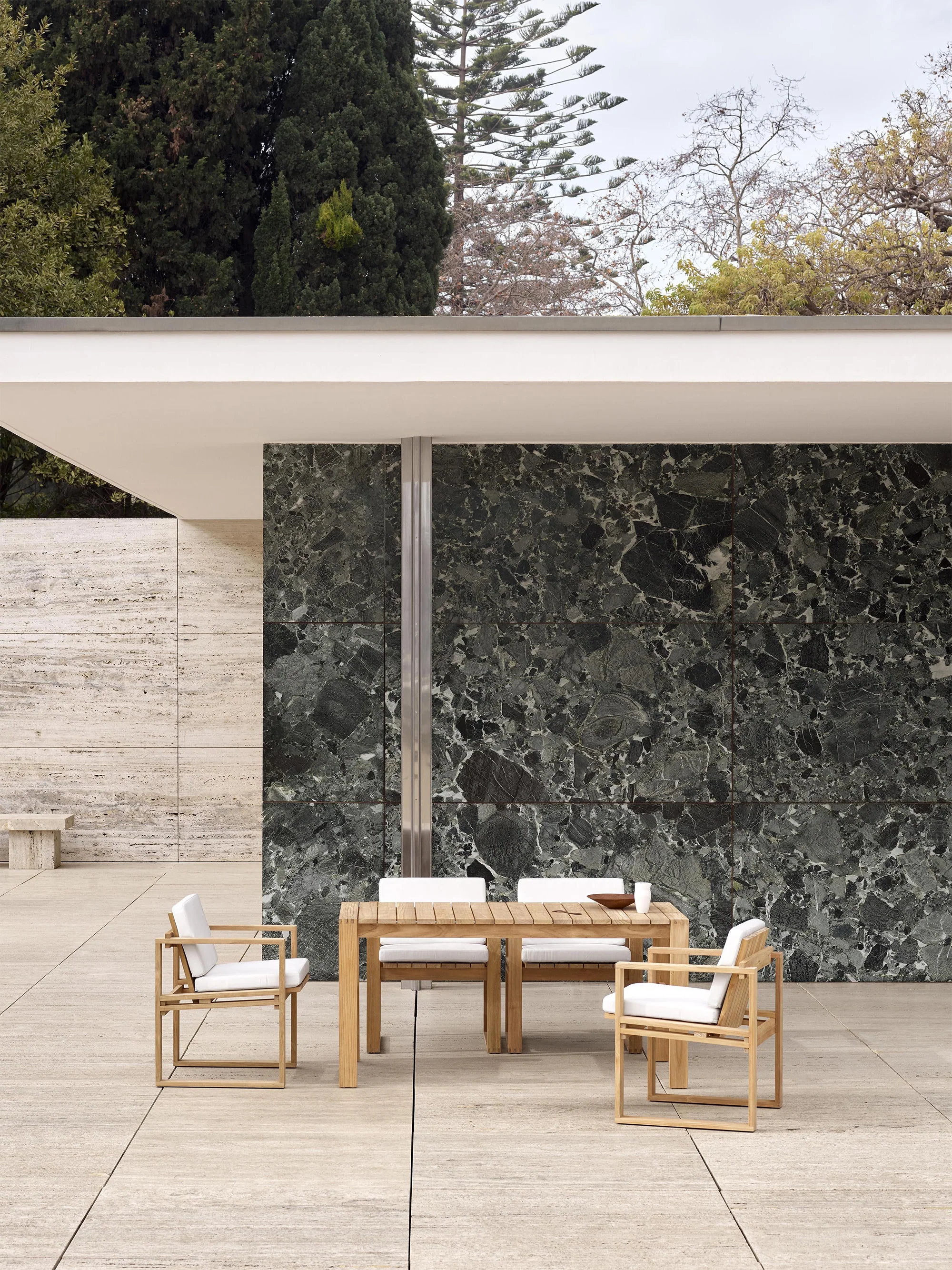 Gartentisch BK15 aus Teakholz, 153 x 76 cm