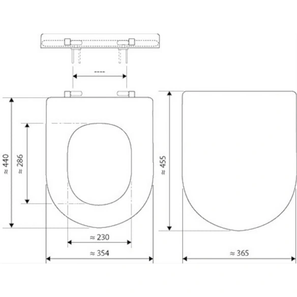 WC-Sitz, weiss