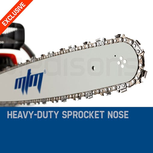 NNEMB Petrol Commercial Chainsaw 22 Bar Chain Saw E-Start Tree Pruning Top Handle