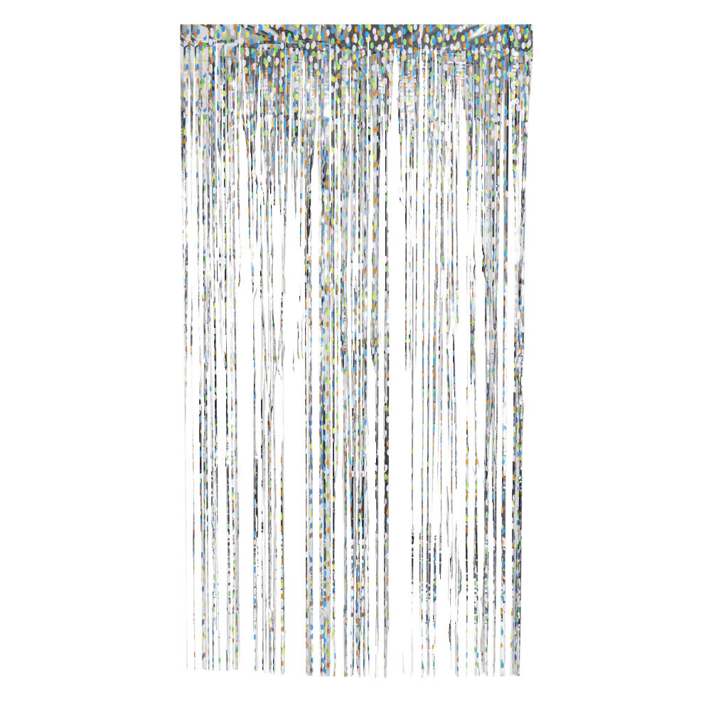 Rideau de porte anniversaire aluminium thème candy 1x2m