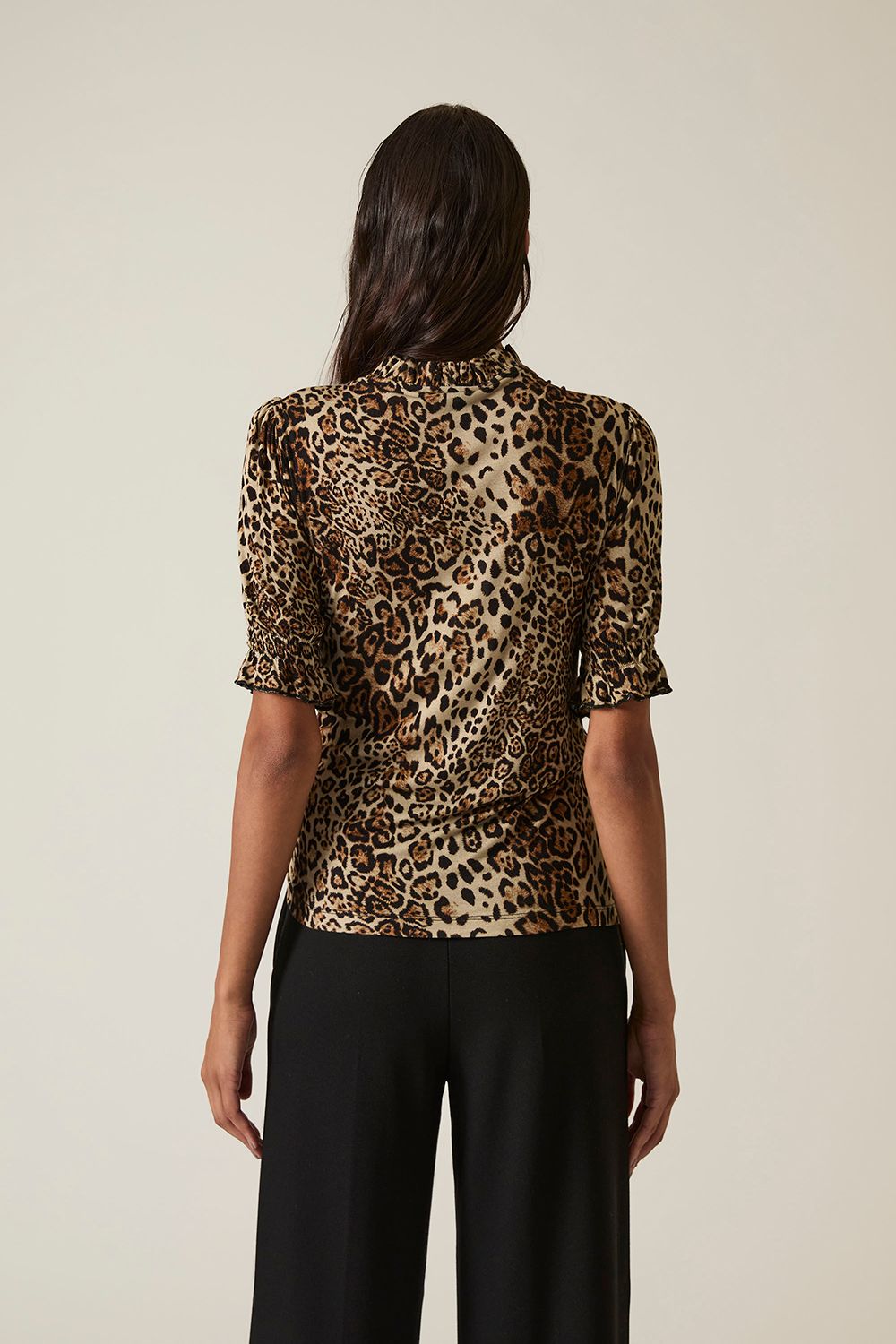 James Lakeland Leopard Print Blouse