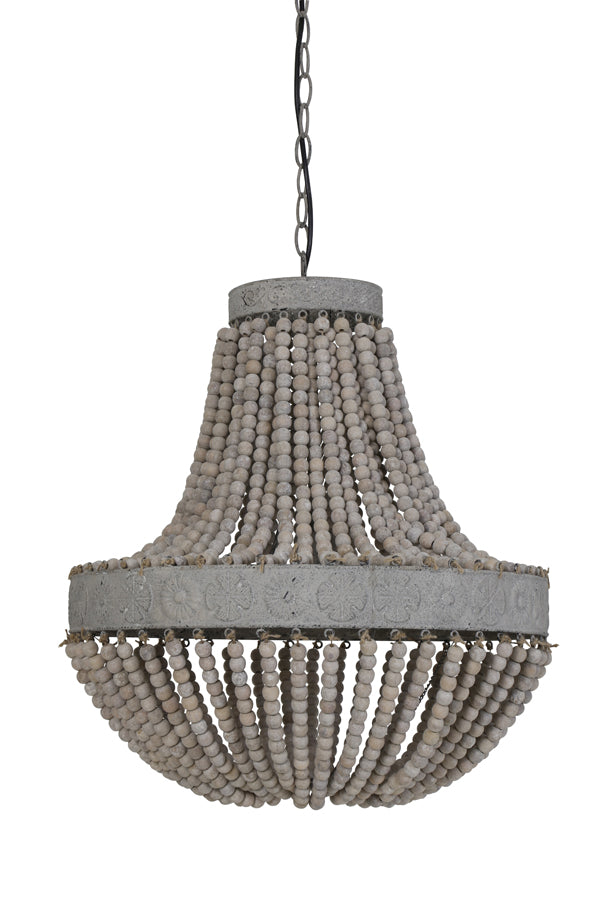 Light & Living hanglamp LUNA - Ø51x63cm - wit