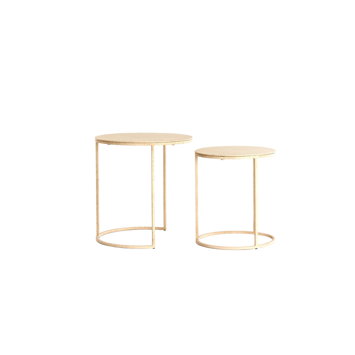 Light & Living bijzettafel Sadar - bruin - Ø52cm