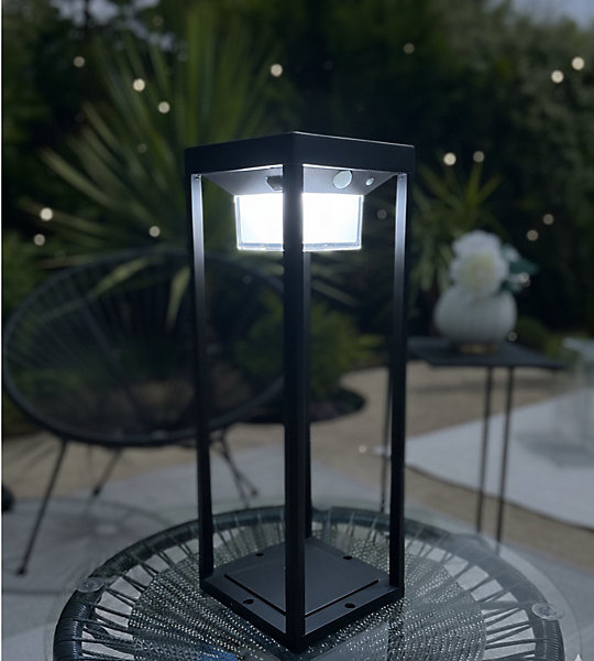 Lanterne USB solaire PICASSO avec détecteur de mouvement