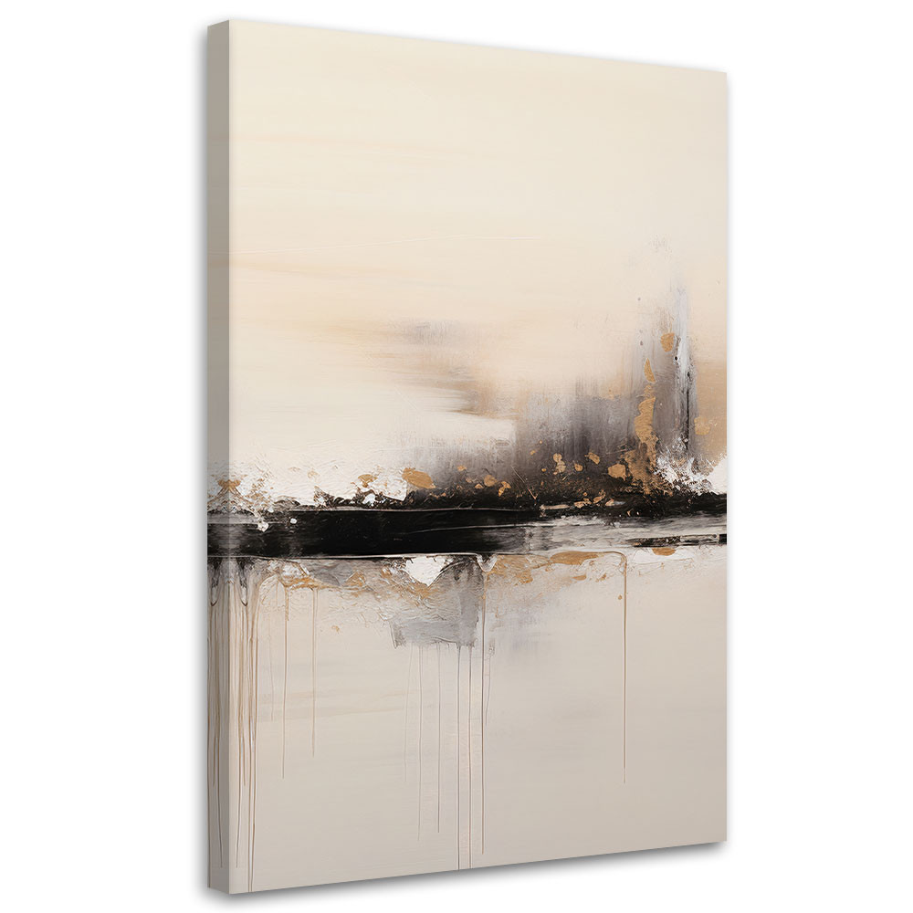 Feeby Obraz na płótnie, Beżowa Abstrakcja 40x60