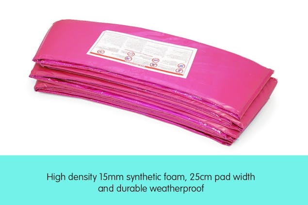 NNEDPE Powertrain Replacement Trampoline Spring Safety Pad - 16ft Pink