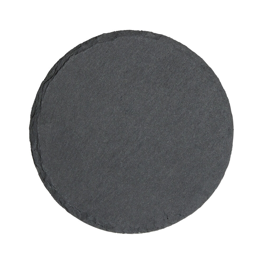 Dessous de verre rond en ardoise Ø10cm