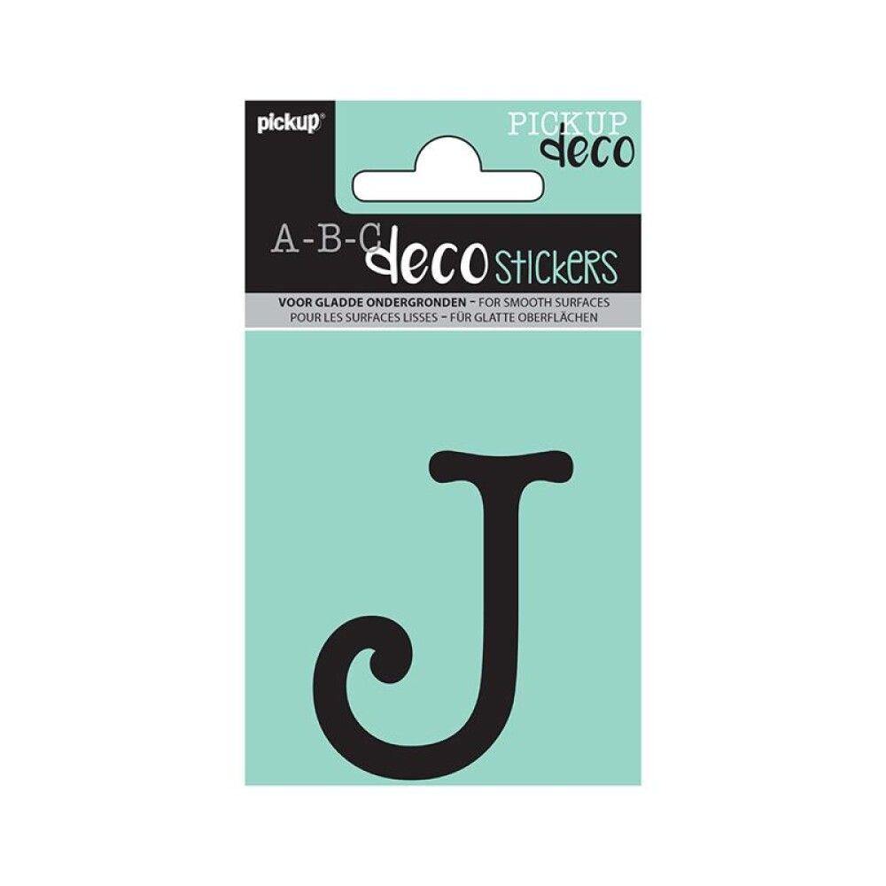 SKILT PICKUP ABC DECO MAUD 60 MM J SORT