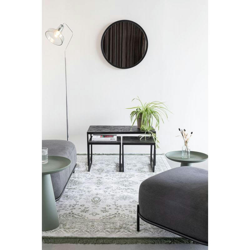 - Table basse design en bois noir