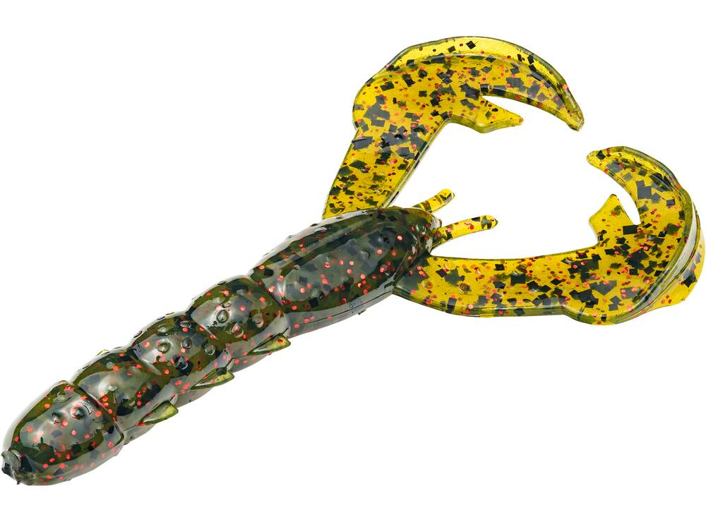 Strike King Rage Tail Baby Craw Fishing Lure, 3-in