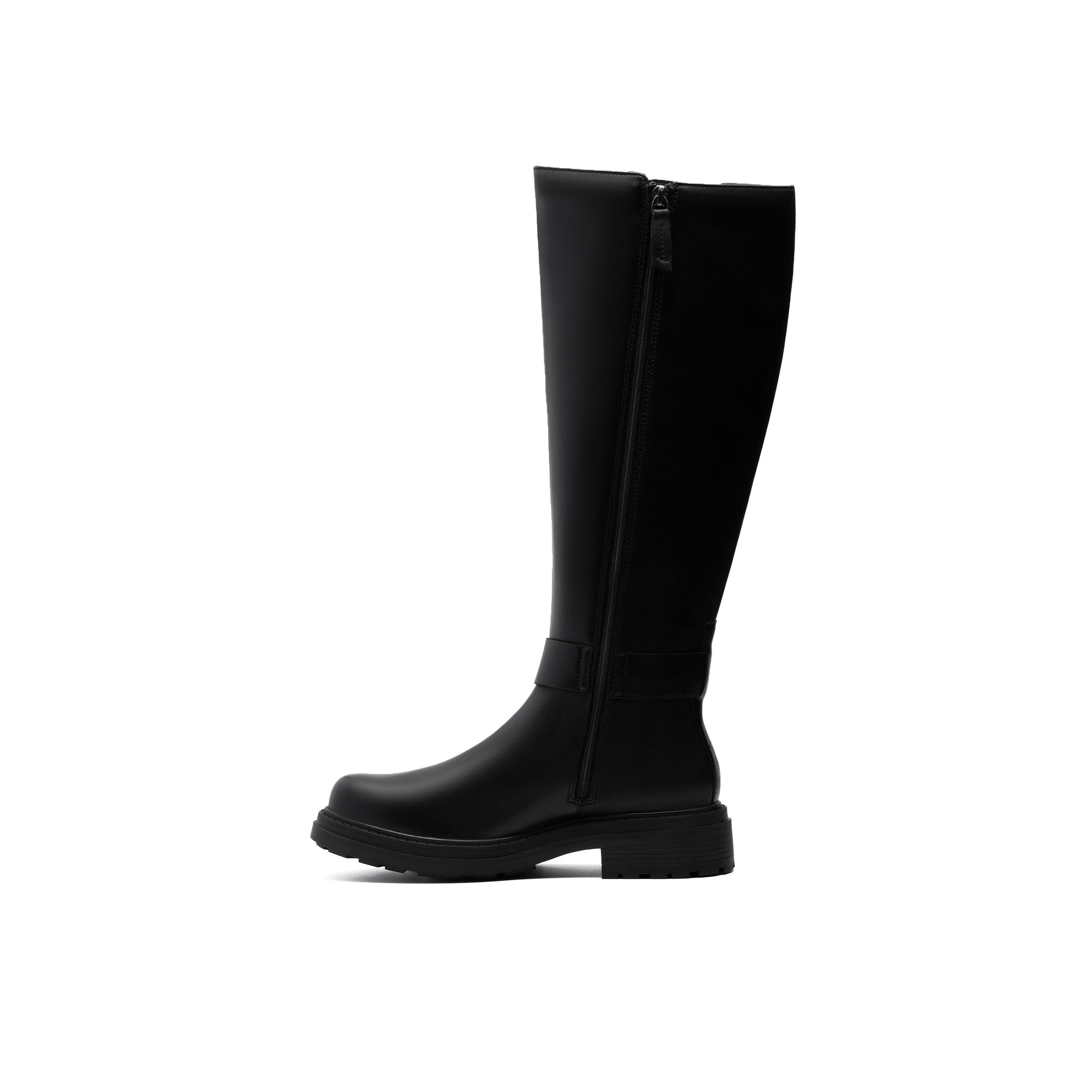 Clarks Orinoco 3 Tall Black Leather Knee High Boots