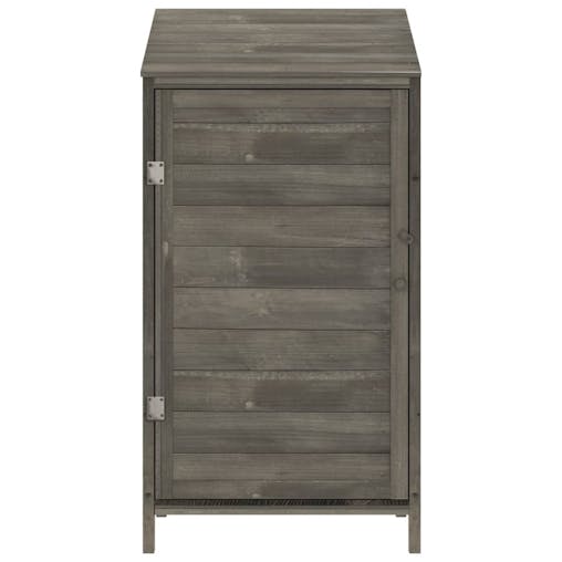 NNEVL Garden Shed Anthracite 55x52x112 cm Solid Wood Fir