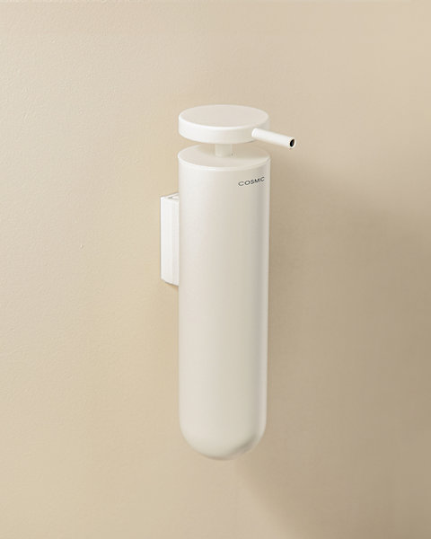 COSMIC porte-savon liquide GEYSER BLANC MAT