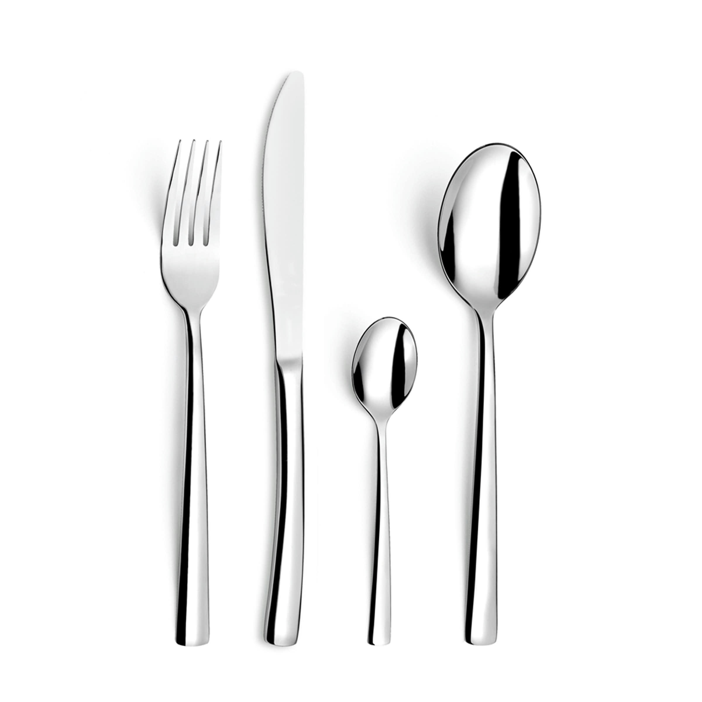 HAVANE - Ménagère 24 couverts en acier inox finition poli-miroir