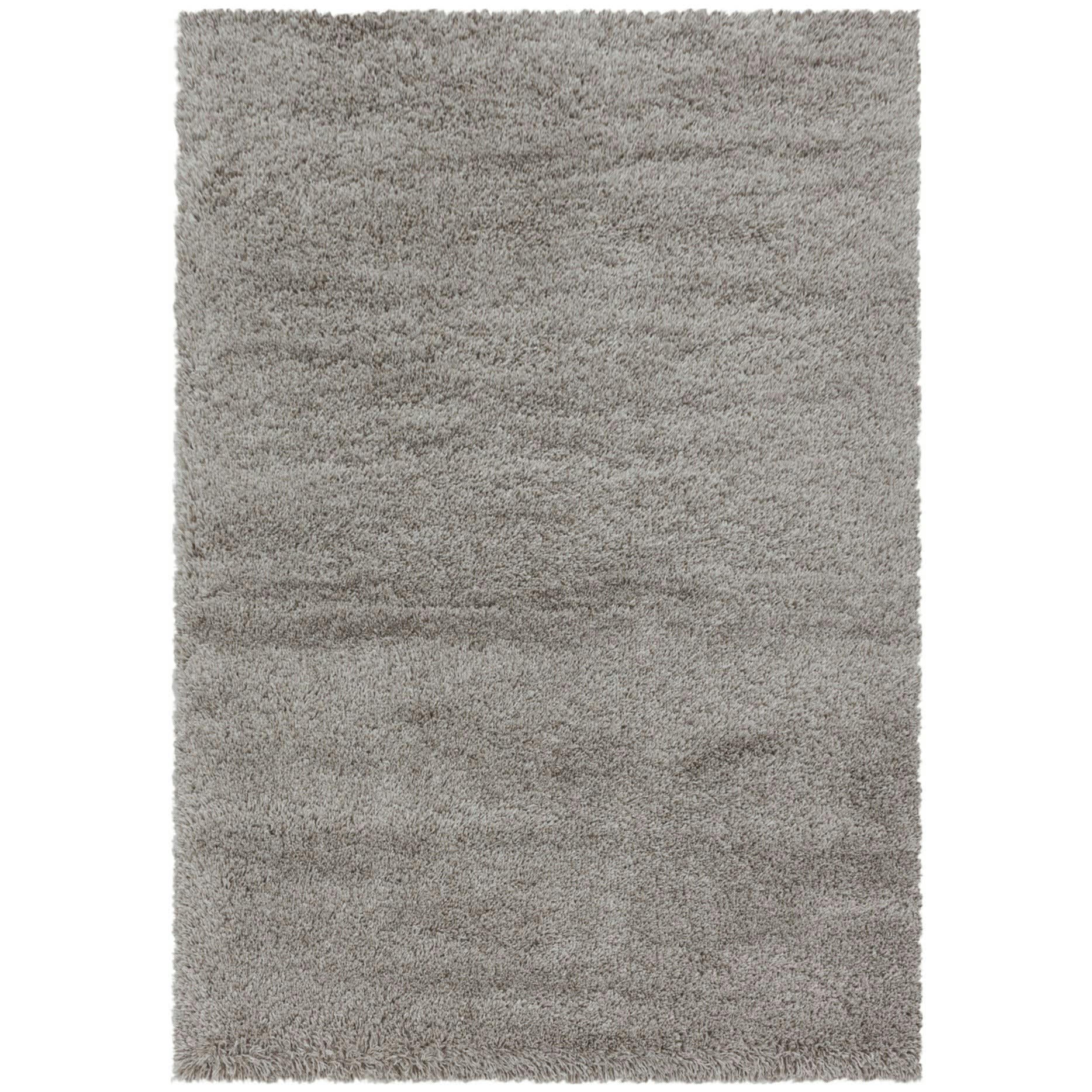 MOELLEUX - Tapis cosy à poils longs greige 80x150cm