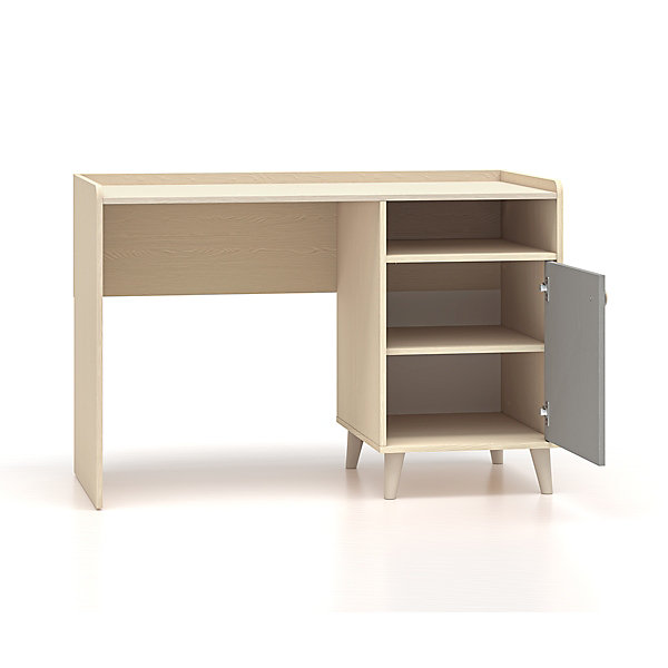 Bureau 1 porte Alycia Beige et Gris