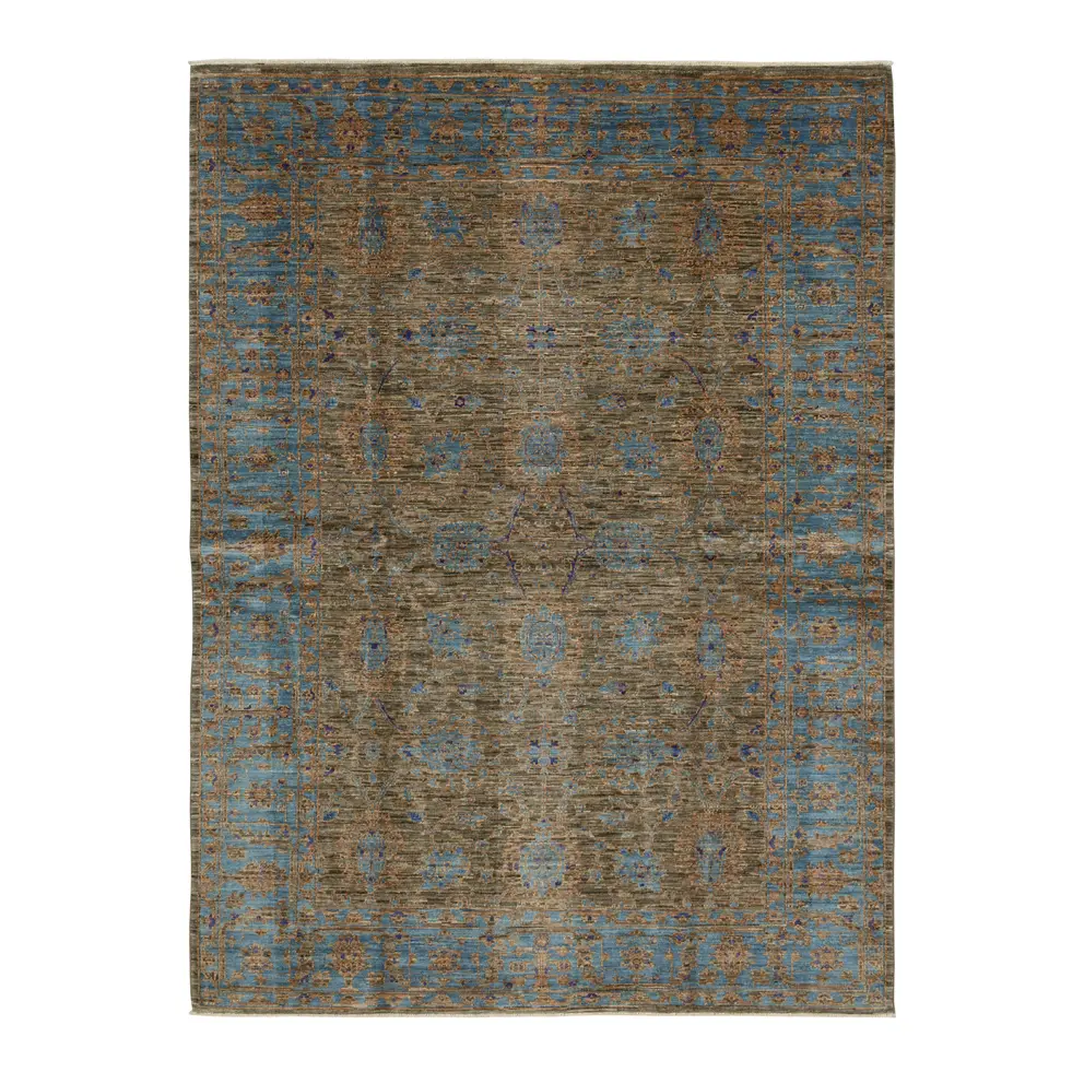 moderner Orientteppich Ziegler Art Afghanistan