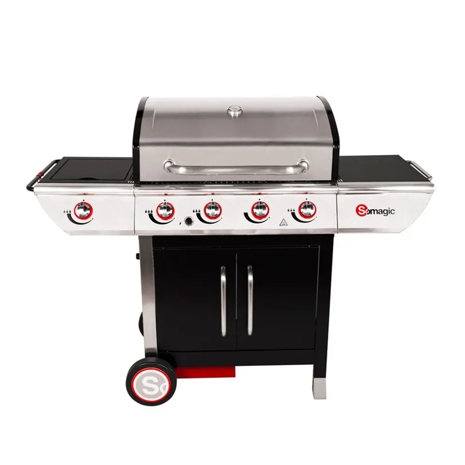Somagic Barbecue MANHATTAN 400GPI - Zwart - Staal