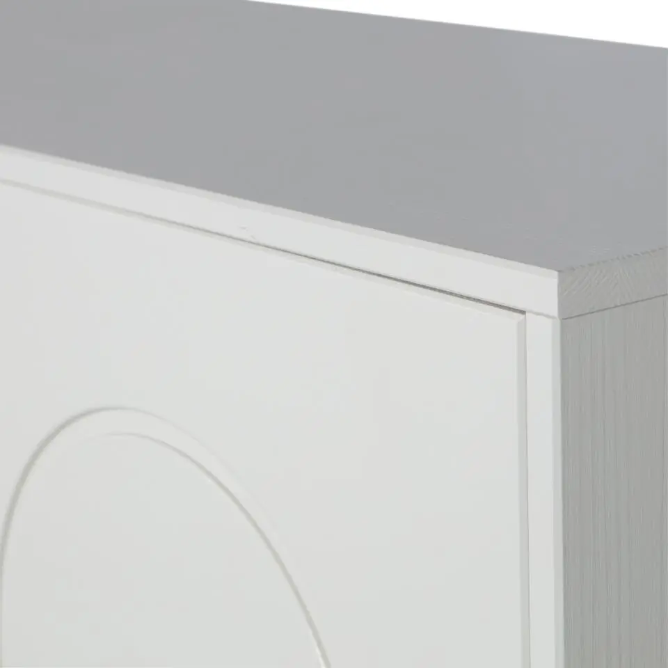 WOOOD Xina Lage Kast - Grenen - Wolkengrijs - 149x90x40