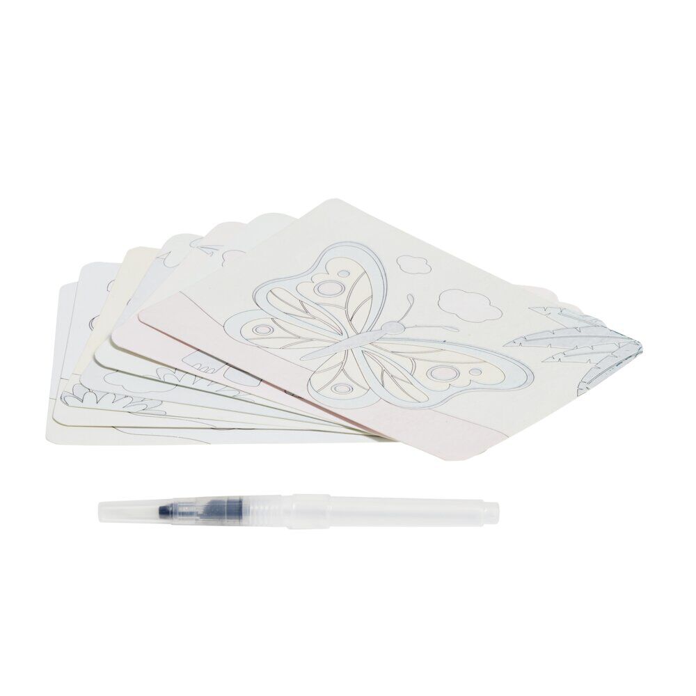 Activité coloriage carte magique x6