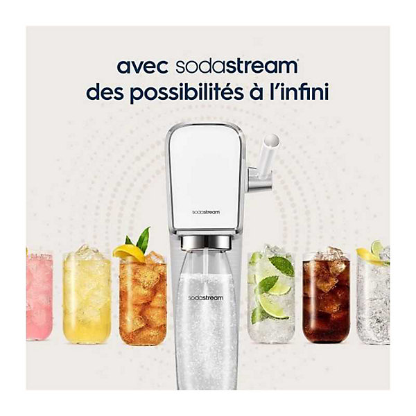 Concentrés SODASTREAM - Lot de 6 concentrés Tonic - Jusqu'a 54L de boissons - 440 ml