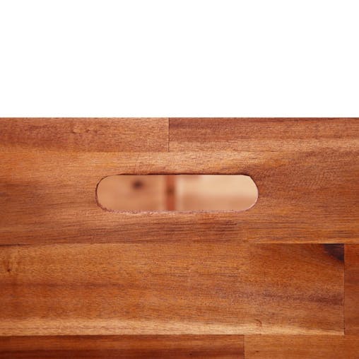 NNEVL Garden Raised Bed Acacia Wood 200x50x50 cm