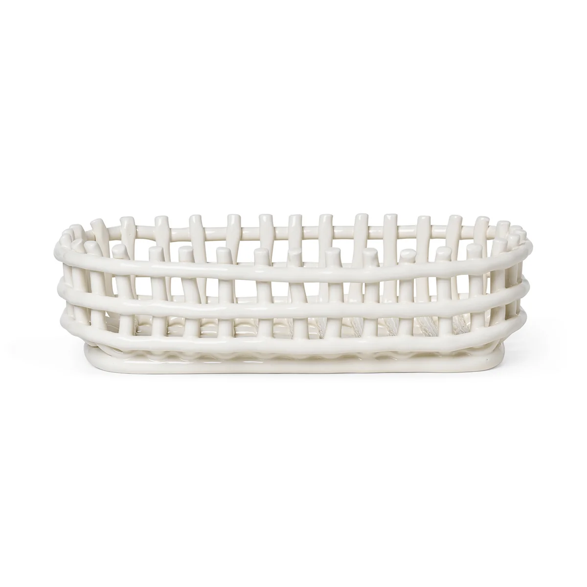 Ferm Living - Keramik Korb oval
