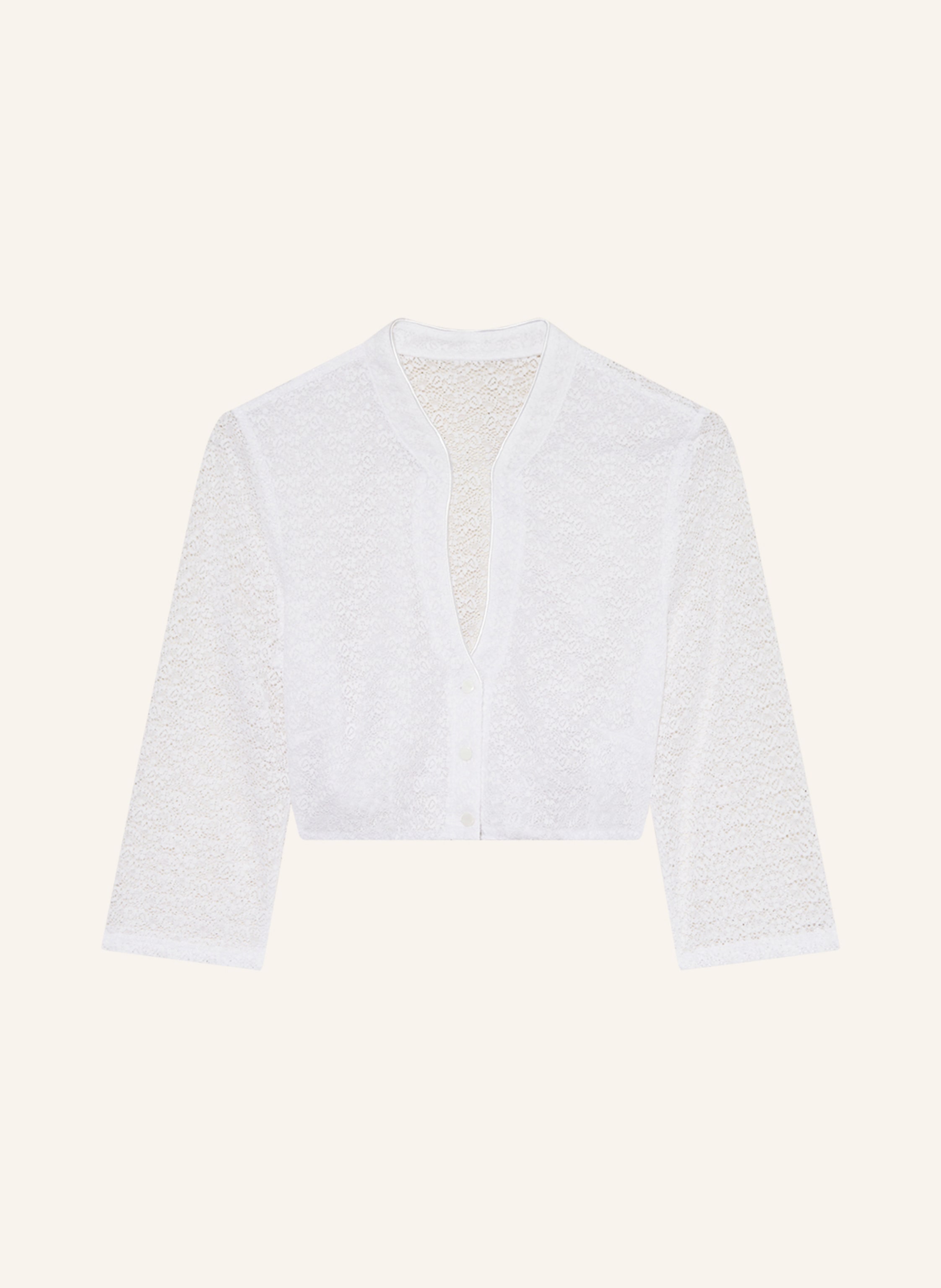 WALDORFF Dirndlbluse YARA aus Spitze mit 3/4-Arm