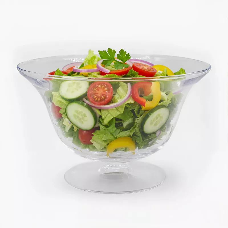 Misa sałatkowa na nóżce DUKA GLASS 23 cm szklana