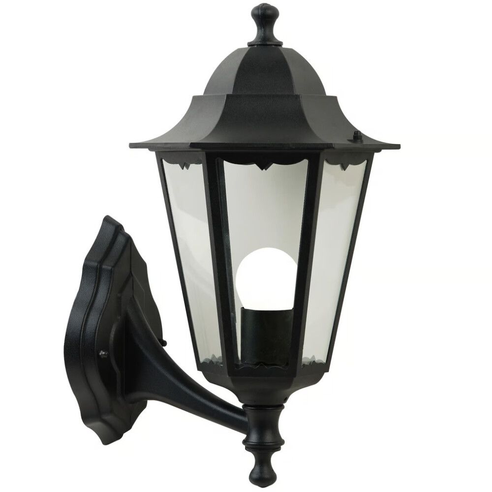 VEGGLAMPE NORDLUX CADIFF UTE E27 60W SVART