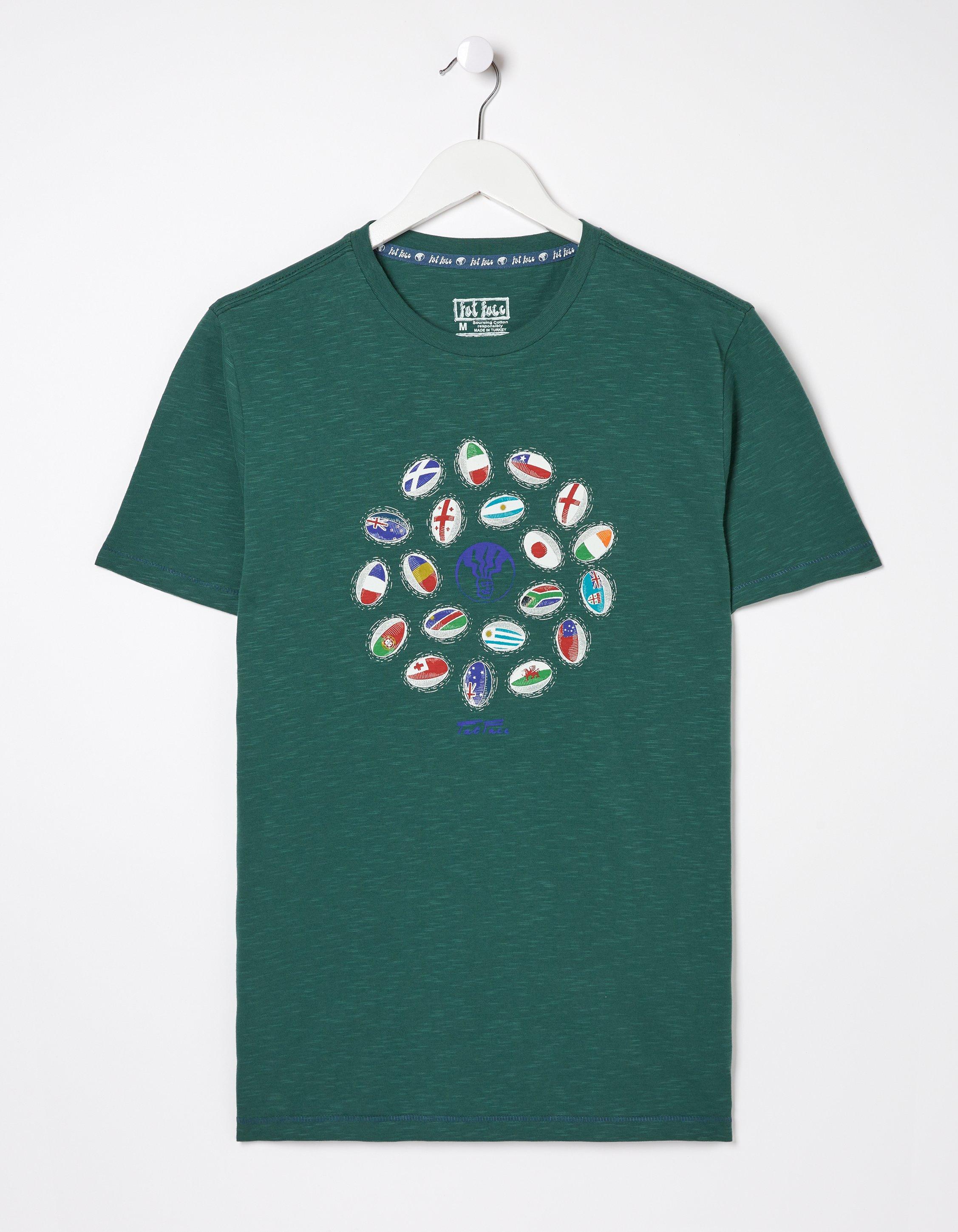 Rugby Ball Flags T-Shirt