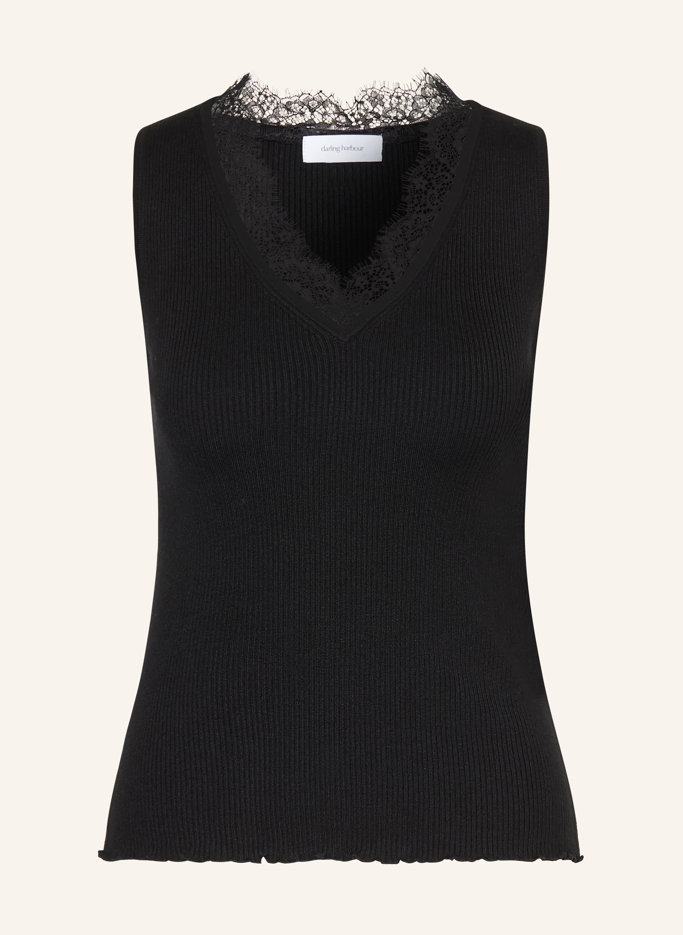 darling harbour Stricktop mit Spitze