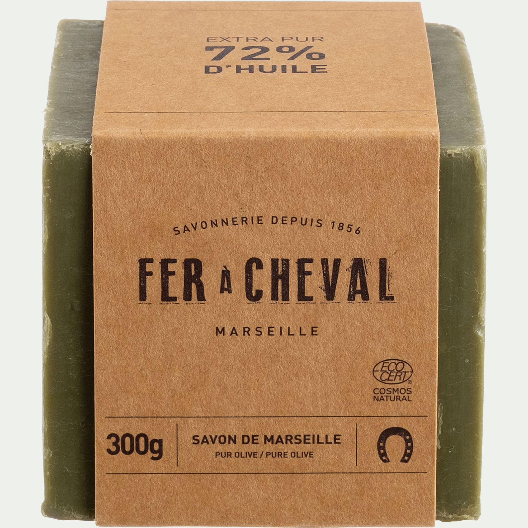 MARSEILLE - Cube savon de Marseille 300gr - vert