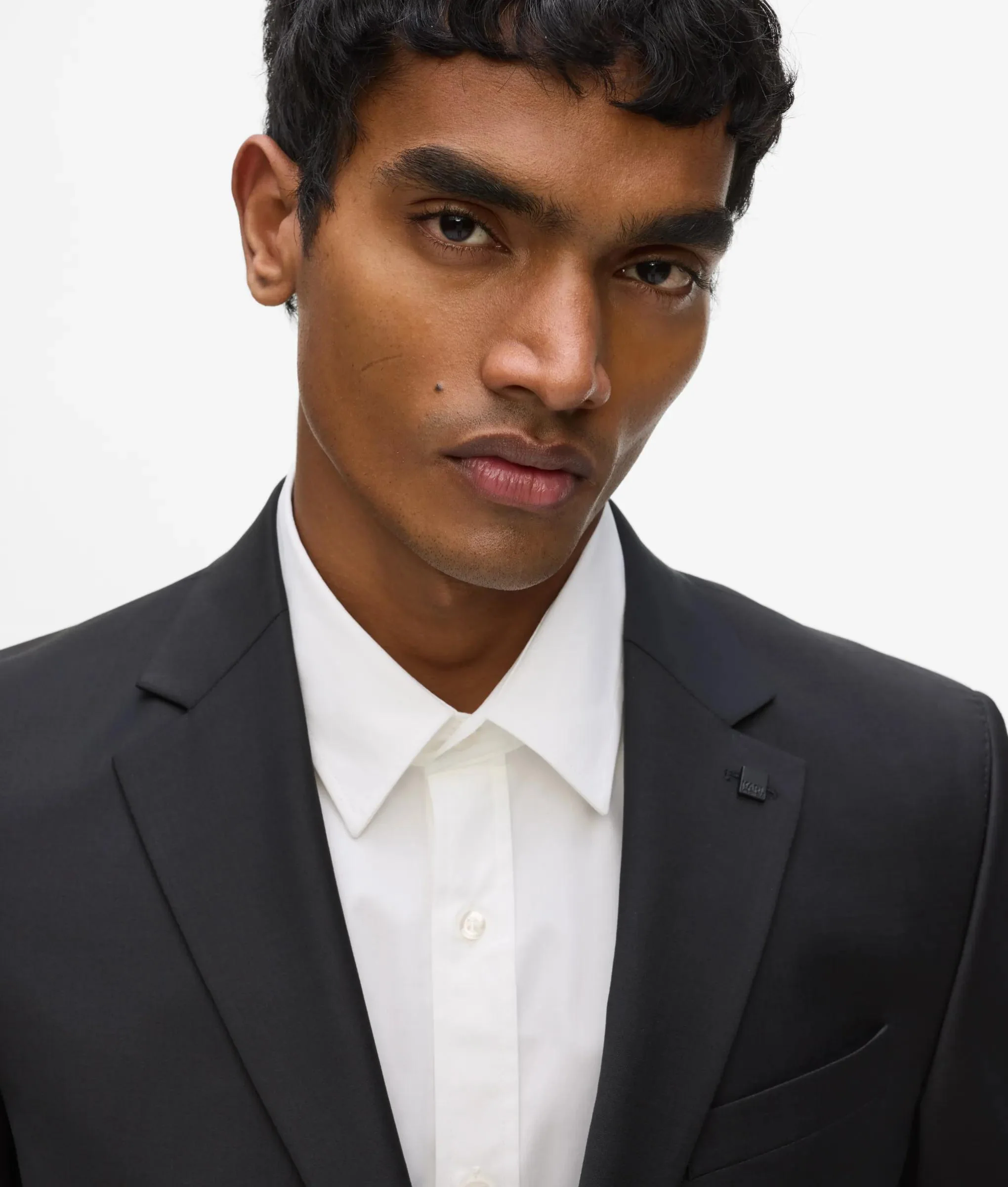 Blazer en laine mélangée