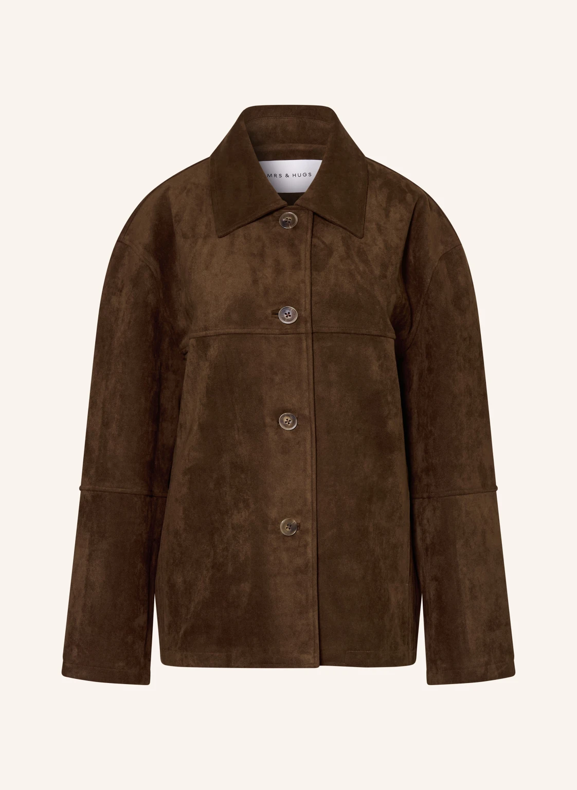 MRS & HUGS Overjacket in Lederoptik
