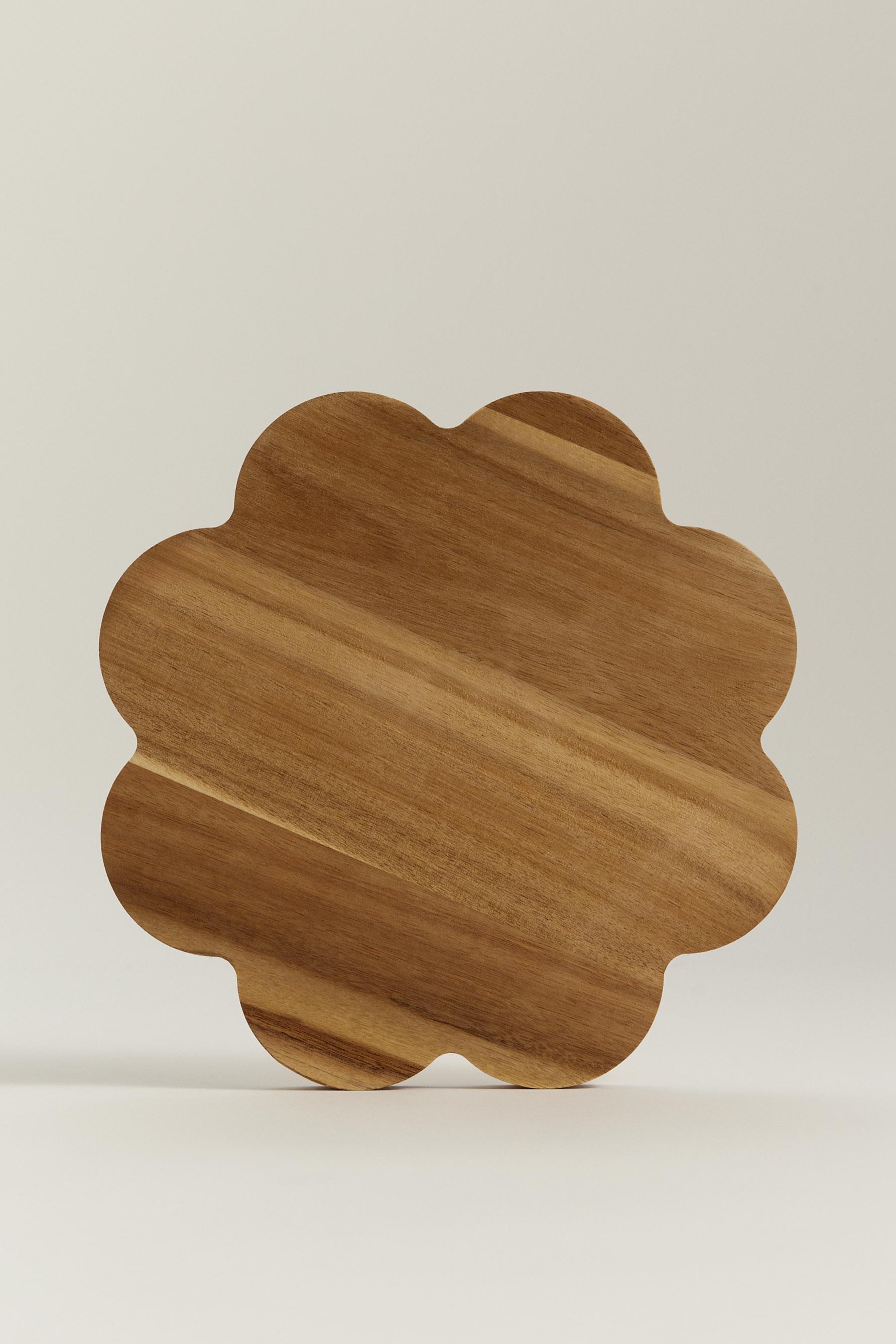 Tabla madera flor