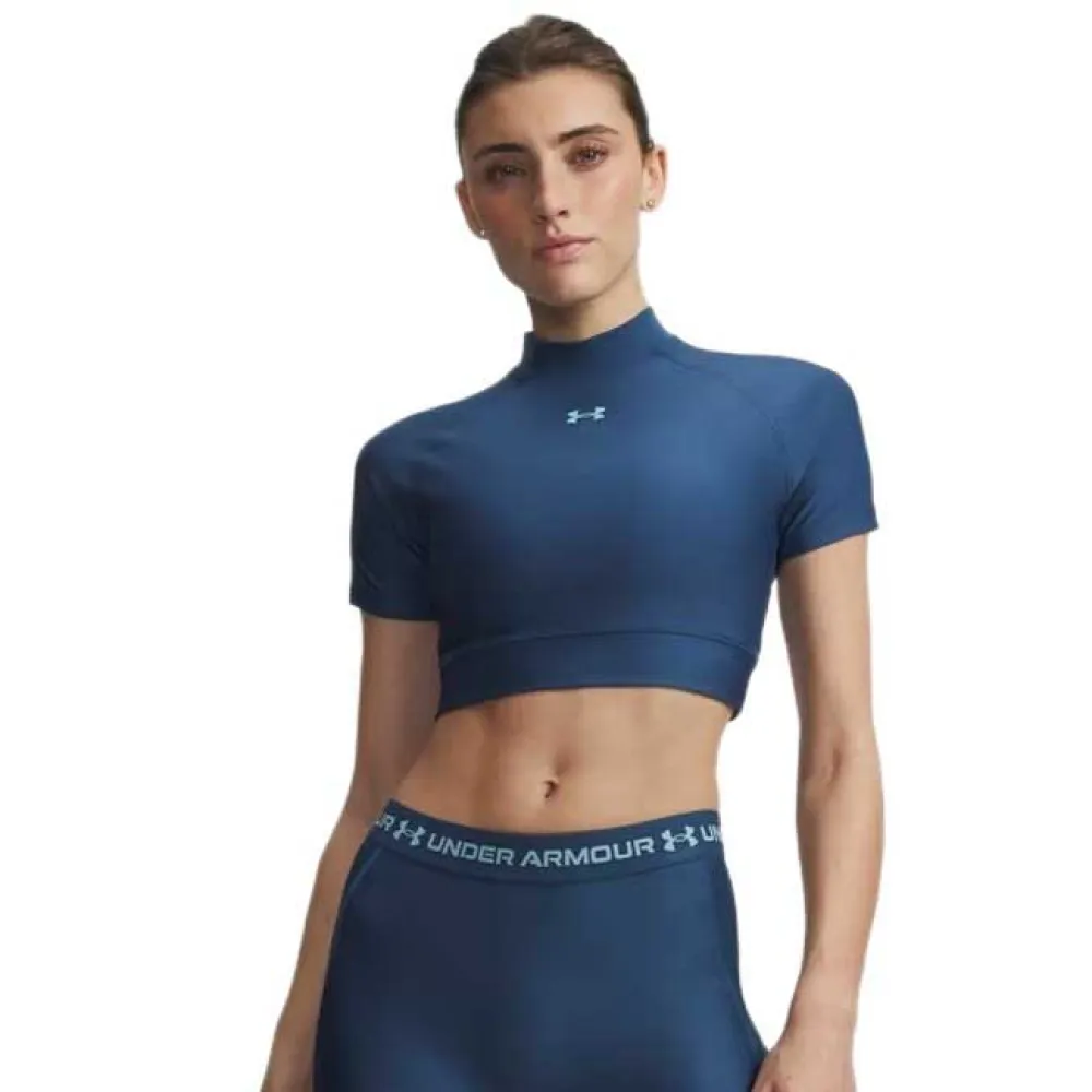 Under Armour HeatGear Crop Mock short sleeve T-shirt