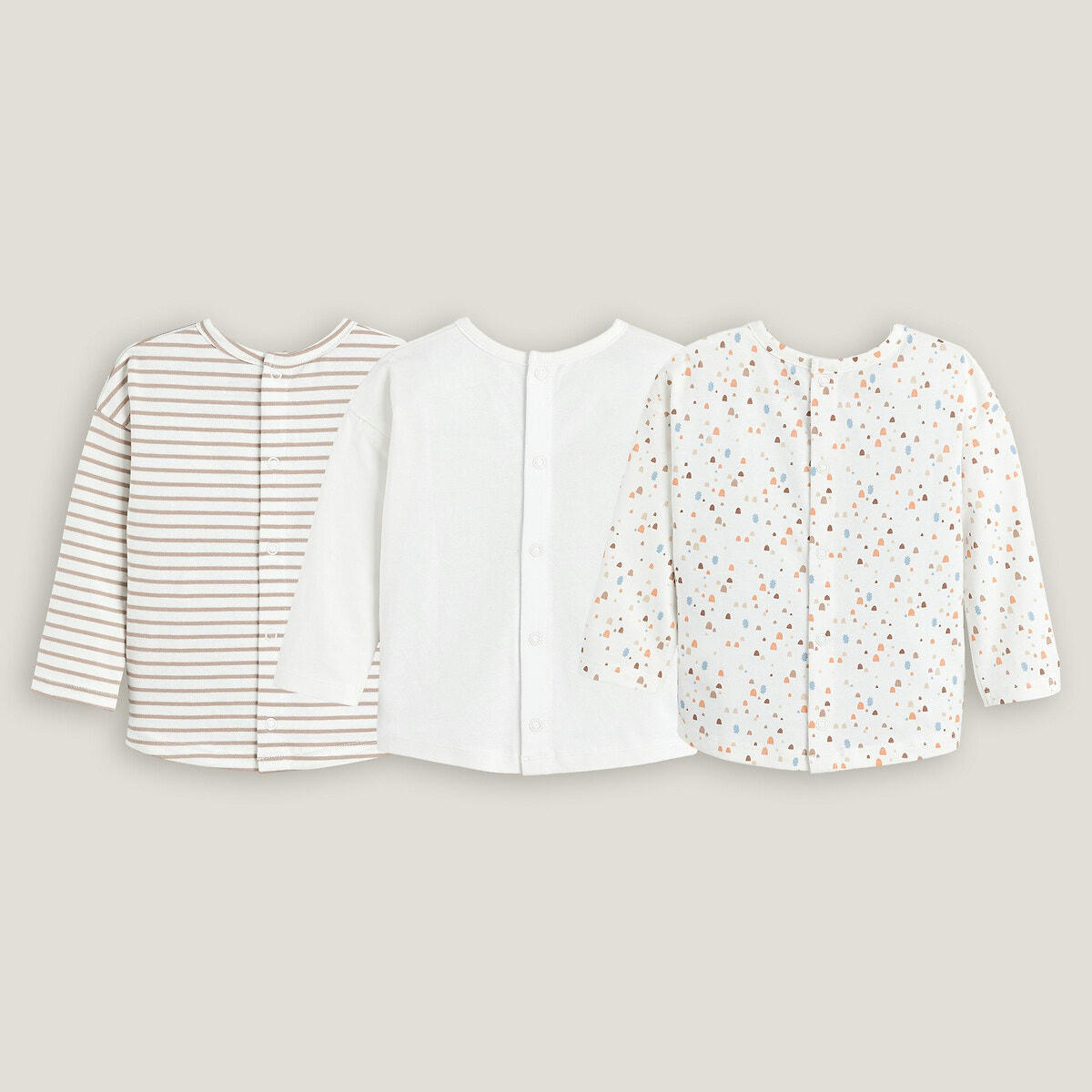 Lot de 3 T-shirts manches longues