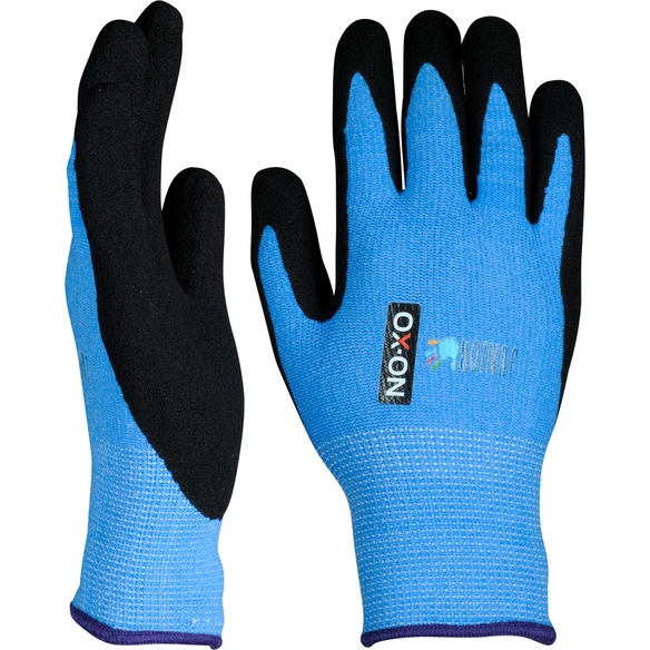 Kinder-Handschuh »Junior 10000«, blau/grau