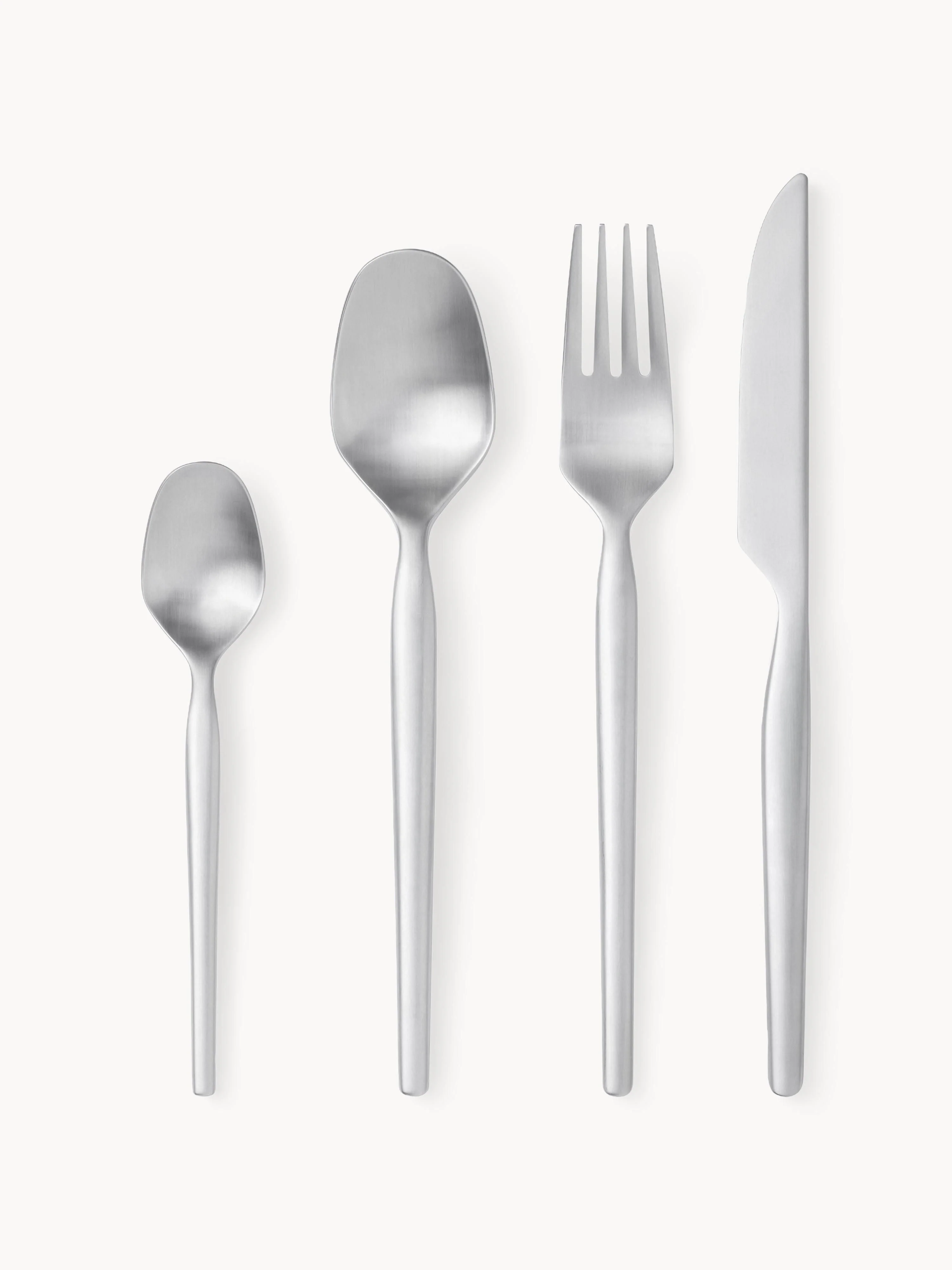 Satiniertes Besteck-Set Dorotea, 4 Personen, 16er-Set