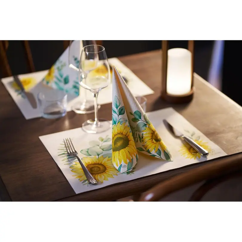 Serviette 50er-Set Sunflower Dreams