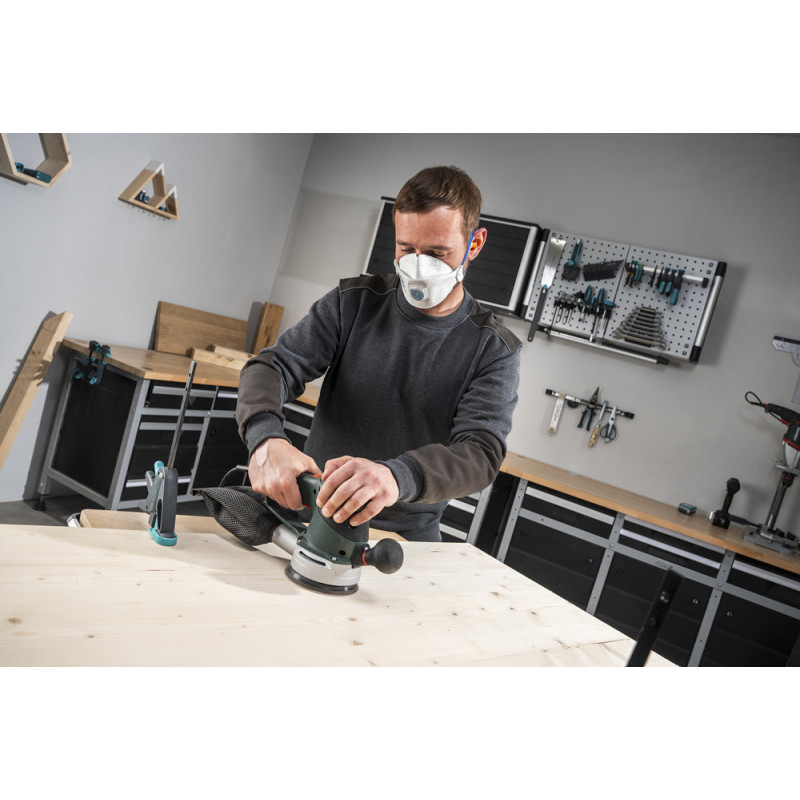 Masque de protection respiratoire FFP2 avec valve 2 pièces WOLFCRAFT