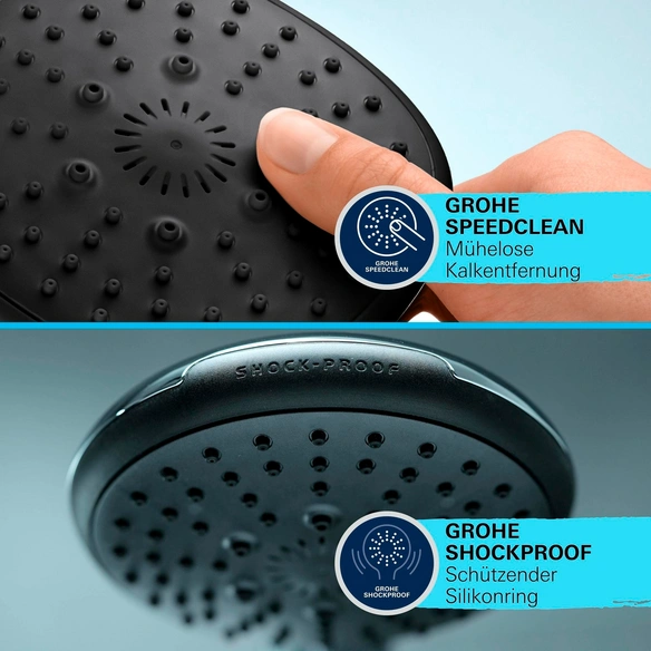 Handbrause, »Vitalio Start System 250«, mit Umsteller, chromfarben