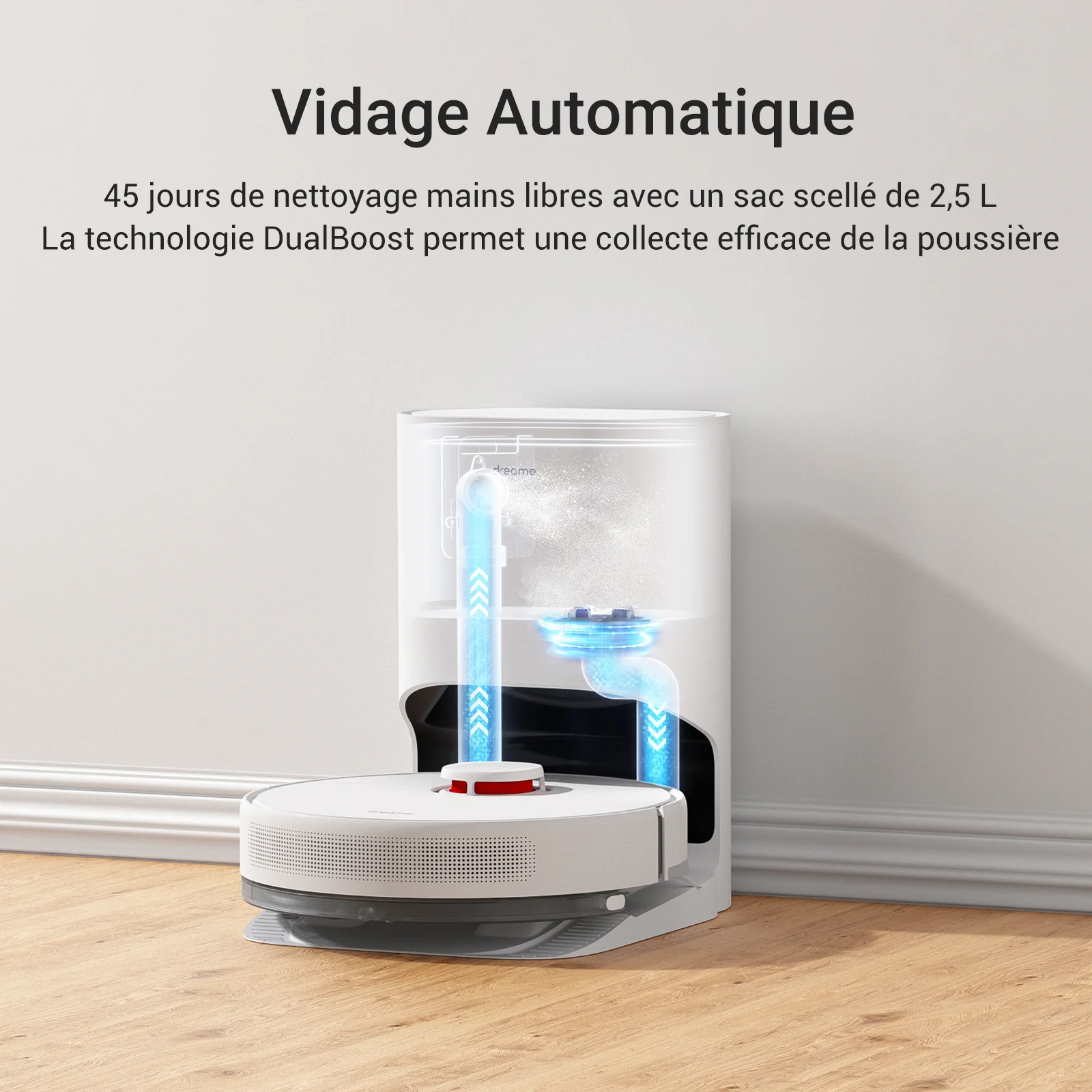 Dreame D10 Plus Robot Aspirateur Laveur