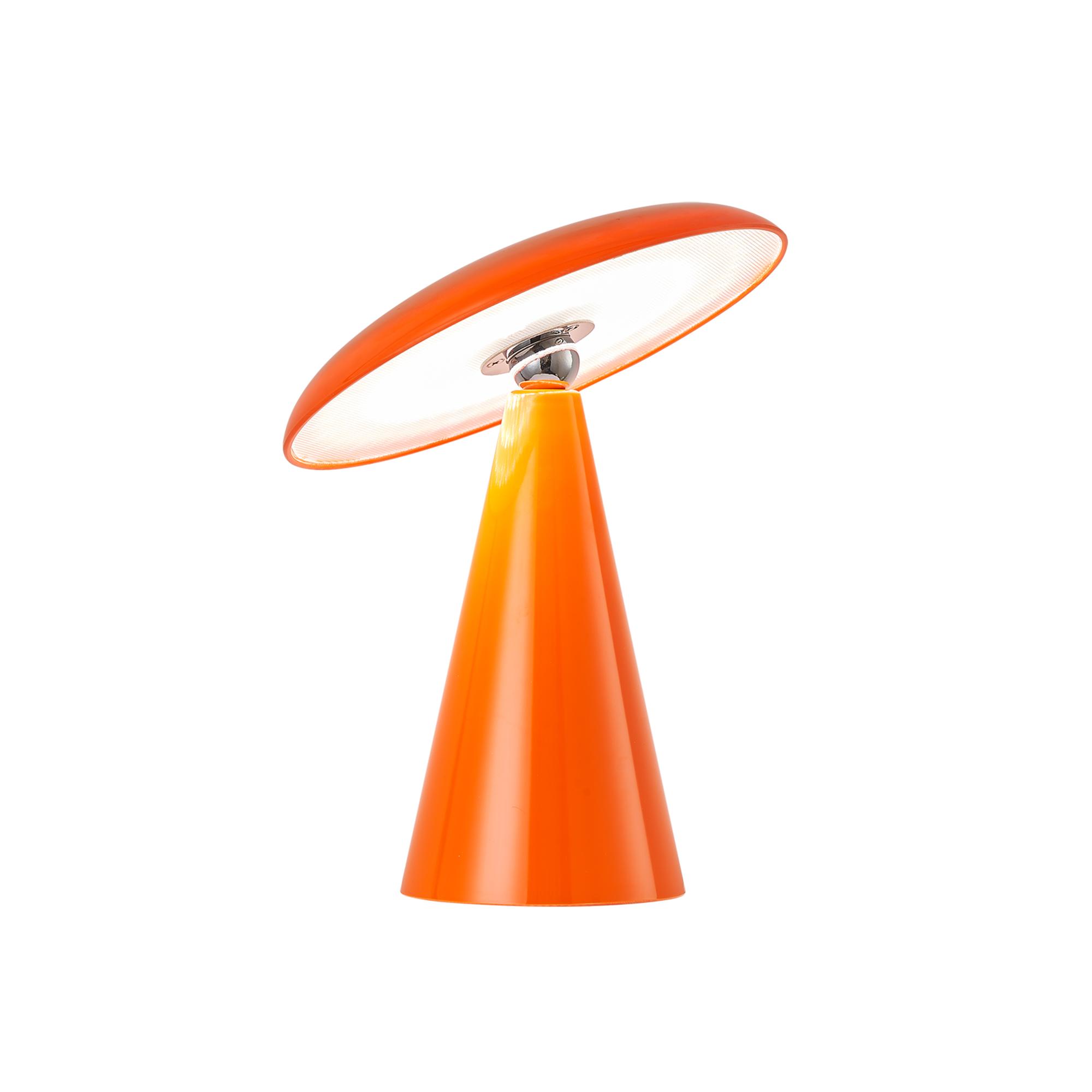 Leitmotiv tafellamp Phoebe LED - oranje - 23x23x26cm - Paddenstoellamp