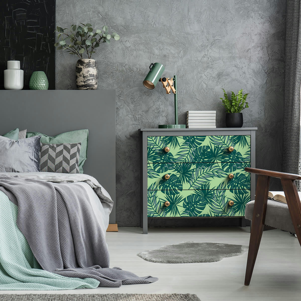 - Sticker meuble tropical makemo 40x60cm