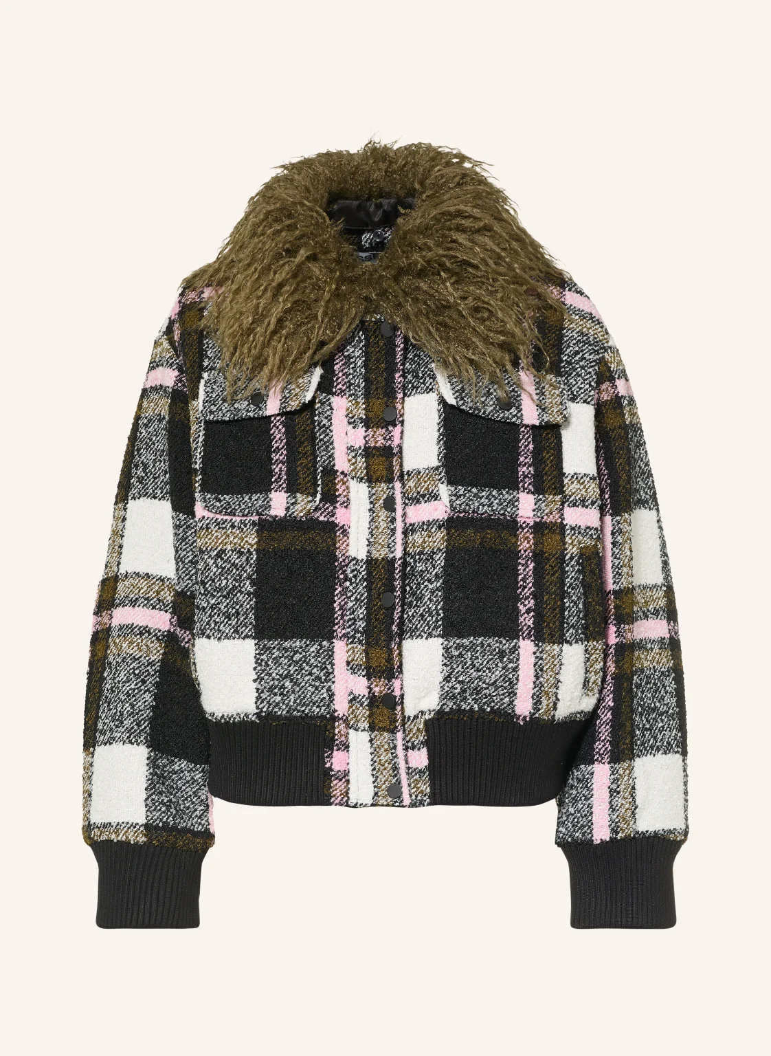 ESSENTIEL ANTWERP Blouson KPOP mit abnehmbarem Kunstfell