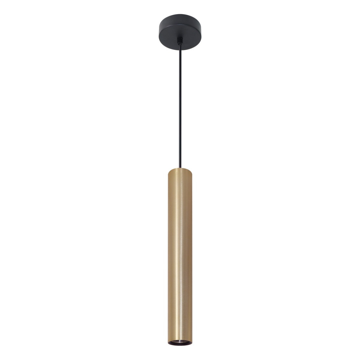 Lampa wisząca złoty galwanizowano-satynowa czerń LUNGOMARE 1xGU10x10W Polux