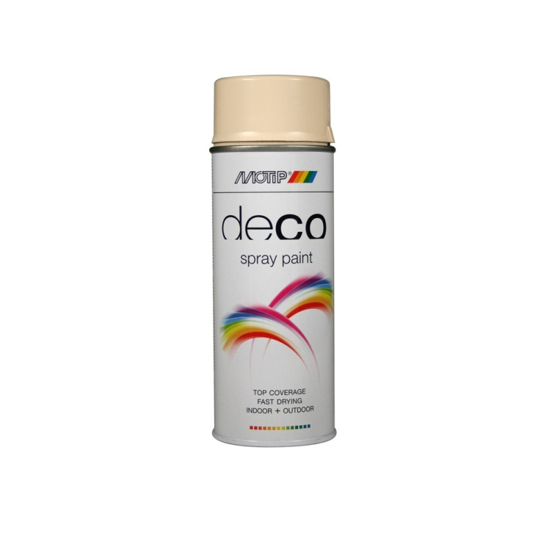 Peinture Deco Paint ivoire clair brillante 0,4 L MOTIP