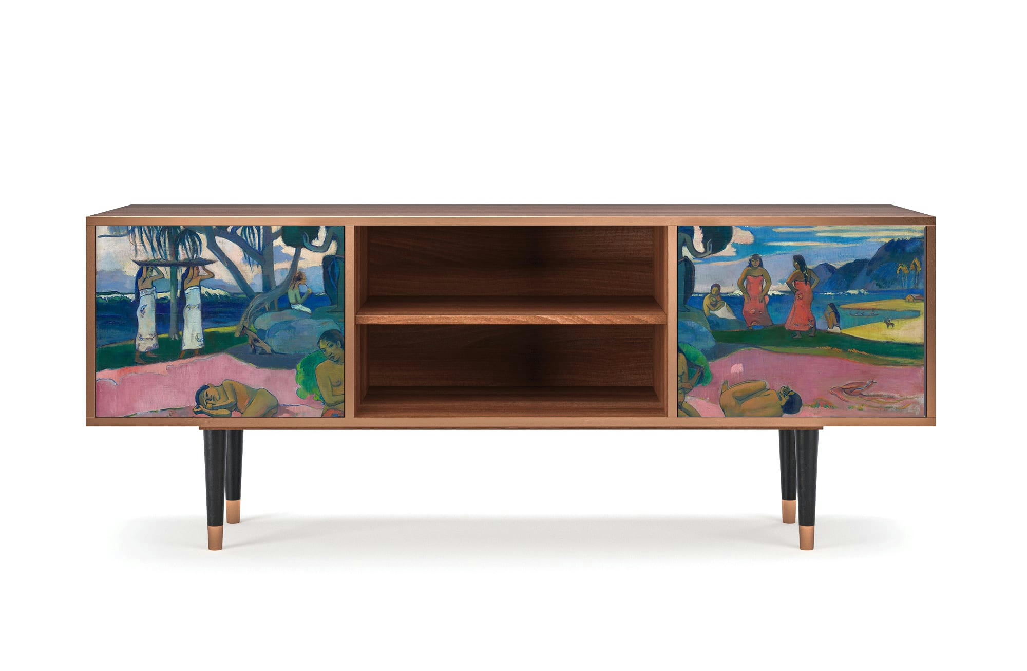 DAY OF THE GOD BY PAUL GAUGUIN - Meuble TV  multicolore 2 portes L 170 cm